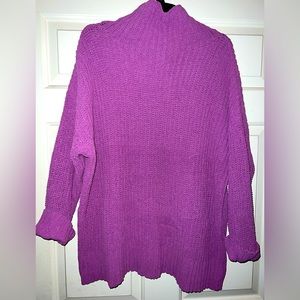 Oversized knit sweater